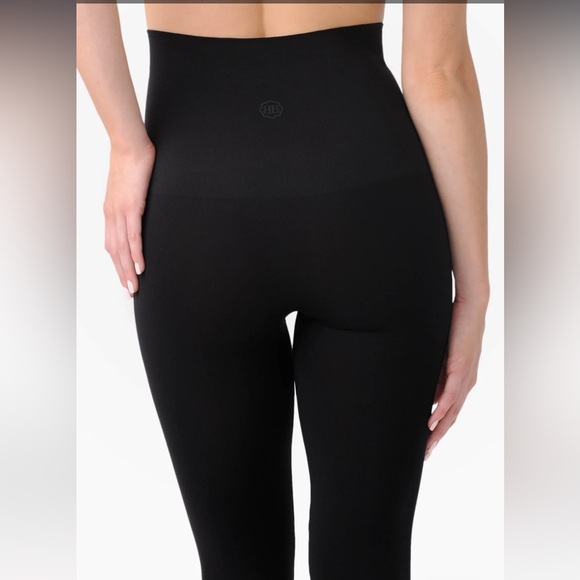 Belly Bandit Mother Tucker Leggings Medium Black Postpartum Compression Tight - Picture 4 of 11